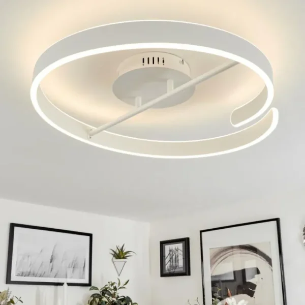 hofstein Plafonnier Rosemond LED Blanc, 1 lumière* Lampes Modernes