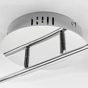 hofstein Plafonnier Rosemond LED Chrome, Blanc, 1 lumière* Lampes Modernes