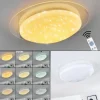 hofstein Plafonnier Rosenga LED Blanc, 1 lumière, Télécommandes* Lampes Modernes