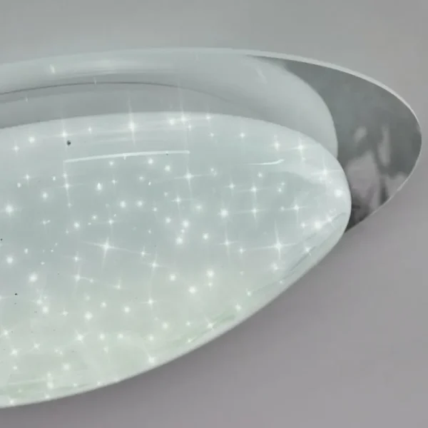 hofstein Plafonnier Rosenga LED Blanc, 1 lumière, Télécommandes* Lampes Modernes