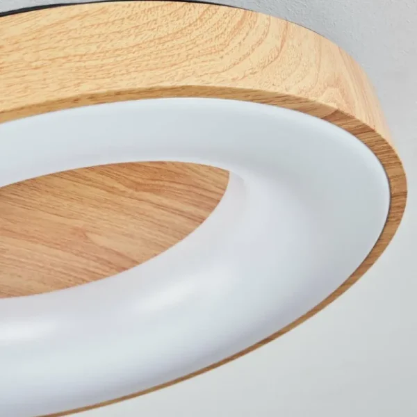 hofstein Plafonnier Sachseln LED Noir, 1 lumière* Lampes Modernes