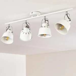 hofstein Plafonnier Safari Blanc, 4 lumières* Lampes Modernes