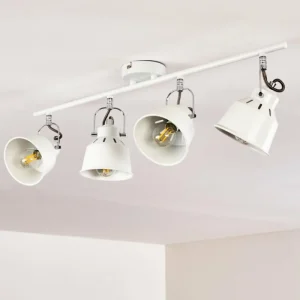 hofstein Plafonnier Safari Blanc, 4 lumières* Lampes Modernes