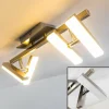 hofstein Plafonnier Sakami LED Nickel mat, 4 lumières* Lampes Modernes