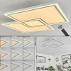 hofstein Plafonnier Salamo LED Blanc, 1 lumière, Télécommandes* Lampes Modernes