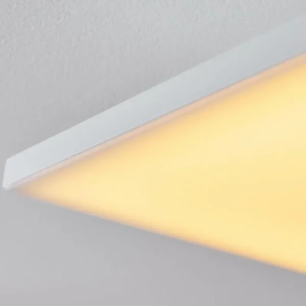 hofstein Plafonnier Salamo LED Blanc, 1 lumière, Télécommandes* Lampes Modernes