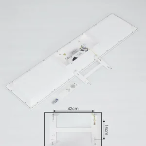 hofstein Plafonnier Salamo LED Blanc, 1 lumière, Télécommandes* Lampes Modernes