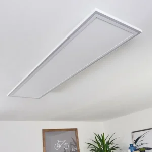 hofstein Plafonnier Salamo LED Blanc, 2 lumières, Télécommandes* Lampes Modernes