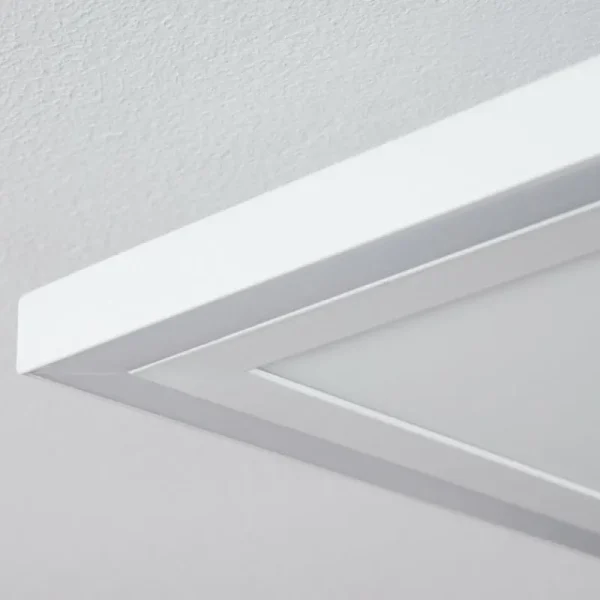 hofstein Plafonnier Salamo LED Blanc, 2 lumières, Télécommandes* Lampes Modernes