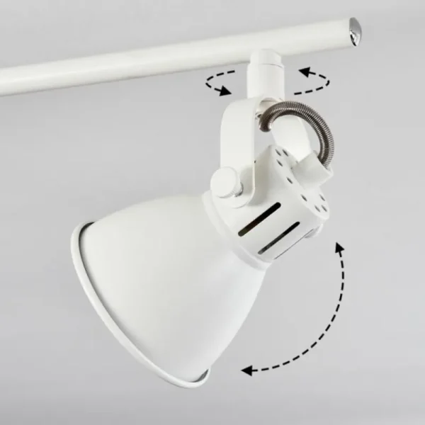 hofstein Plafonnier Salinas LED Blanc, 4 lumières* Lampes Modernes
