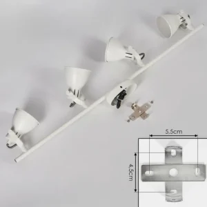 hofstein Plafonnier Salinas LED Blanc, 4 lumières* Lampes Modernes