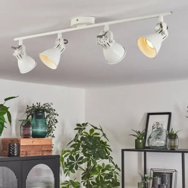 hofstein Plafonnier Salinas LED Blanc, 4 lumières* Lampes Modernes