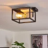 hofstein Plafonnier Salla Bois clair, Noir, 1 lumière* Lampes Modernes