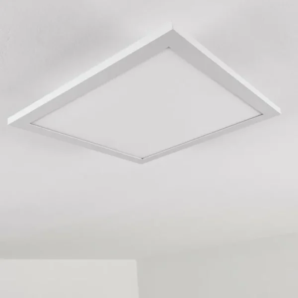 hofstein Plafonnier Salmi LED Aluminium, Blanc, 1 lumière* Lampes Modernes