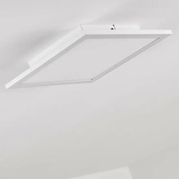 hofstein Plafonnier Salmi LED Aluminium, Blanc, 1 lumière* Lampes Modernes