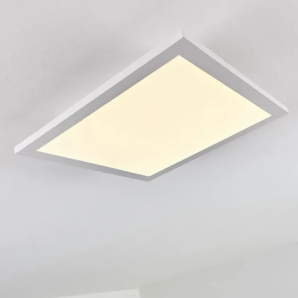 hofstein Plafonnier Salmi LED Aluminium, Blanc, 1 lumière* Lampes Modernes