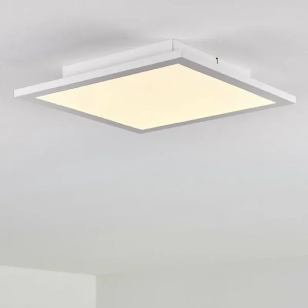 hofstein Plafonnier Salmi LED Aluminium, Blanc, 1 lumière* Lampes Modernes