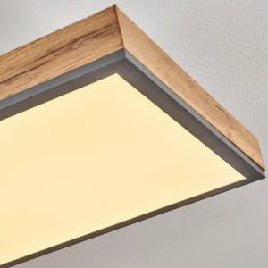 hofstein Plafonnier Salmi LED Couleur bois, Noir, Blanc, 1 lumière* Lampes Modernes