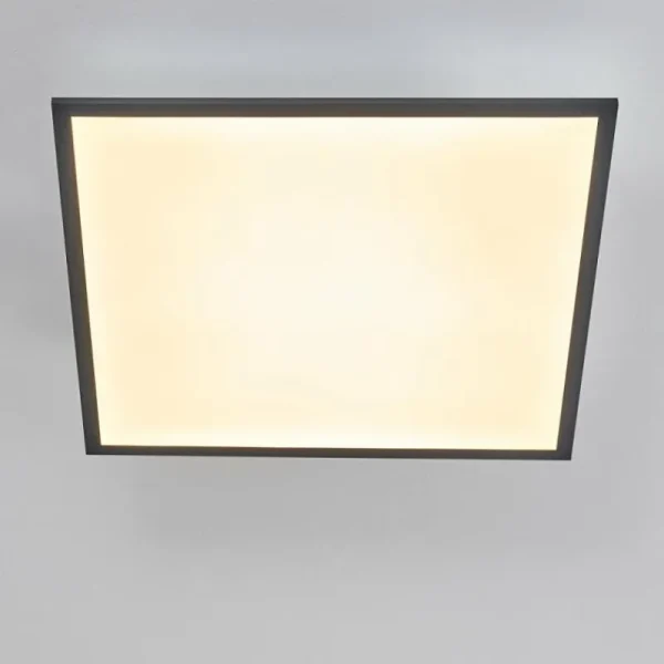 hofstein Plafonnier Salmi LED Gris, Blanc, 1 lumière* Lampes Modernes