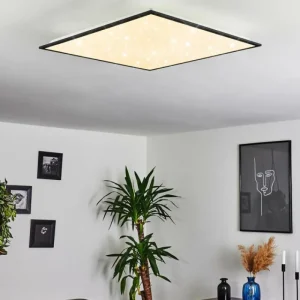 hofstein Plafonnier Salmi LED Noir, Blanc, 1 lumière* Lampes Modernes