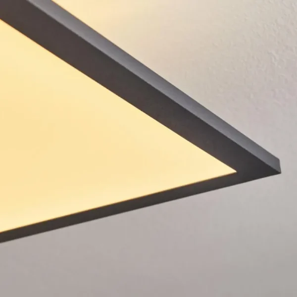 hofstein Plafonnier Salmi LED Noir, Blanc, 2 lumières* Lampes Modernes