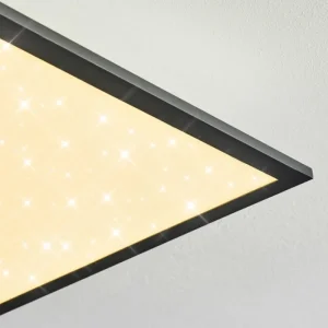 hofstein Plafonnier Salmi LED Noir, Blanc, 1 lumière* Lampes Modernes