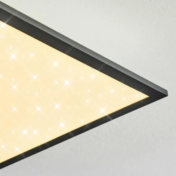 hofstein Plafonnier Salmi LED Noir, Blanc, 1 lumière* Lampes Modernes