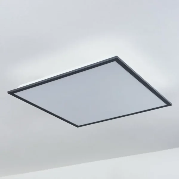 hofstein Plafonnier Salmi LED Noir, Blanc, 2 lumières* Lampes Modernes
