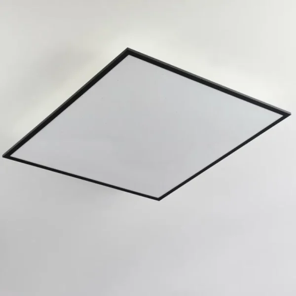 hofstein Plafonnier Salmi LED Noir, Blanc, 1 lumière* Lampes Modernes
