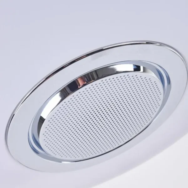 hofstein Plafonnier Sambani LED Chrome, Blanc, 1 lumière, Télécommandes, Changeur de couleurs* Lampes Modernes