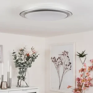 hofstein Plafonnier Sapioris LED Argenté, 1 lumière* Lampes Modernes