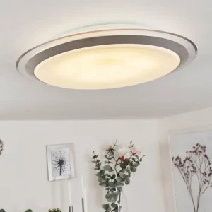 hofstein Plafonnier Sapioris LED Argenté, 1 lumière* Lampes Modernes