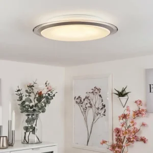 hofstein Plafonnier Sapioris LED Argenté, 1 lumière* Lampes Modernes