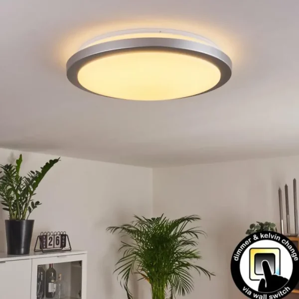 hofstein Plafonnier Sapioris LED Blanc, 1 lumière* Lampes Modernes