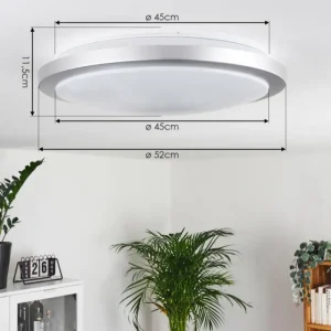 hofstein Plafonnier Sapioris LED Blanc, 1 lumière* Lampes Modernes