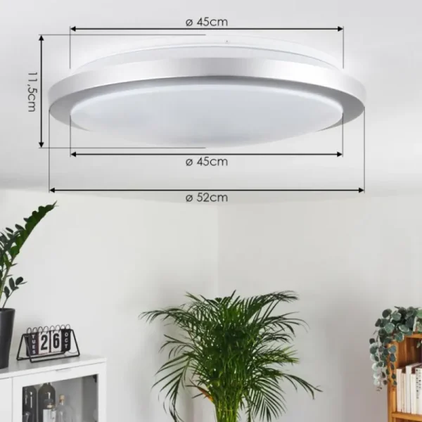 hofstein Plafonnier Sapioris LED Blanc, 1 lumière* Lampes Modernes