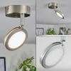 hofstein Plafonnier Sarnadinha LED Nickel mat, 1 lumière* Lampes Modernes