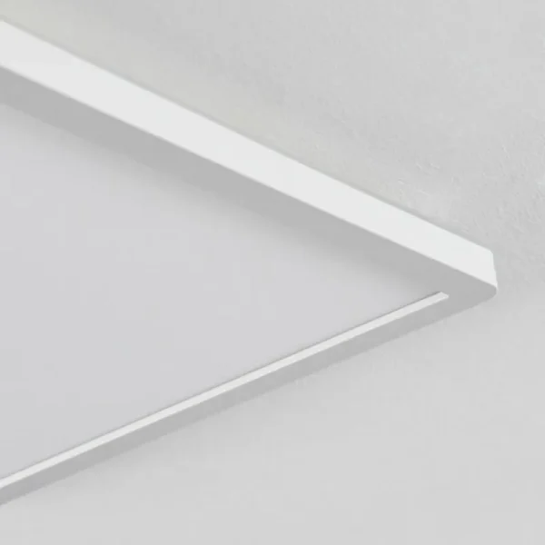 hofstein Plafonnier Sasinhosa LED Blanc, 1 lumière, Télécommandes* Lampes Modernes