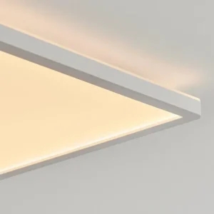 hofstein Plafonnier Sasinhosa LED Blanc, 1 lumière, Télécommandes* Lampes Modernes