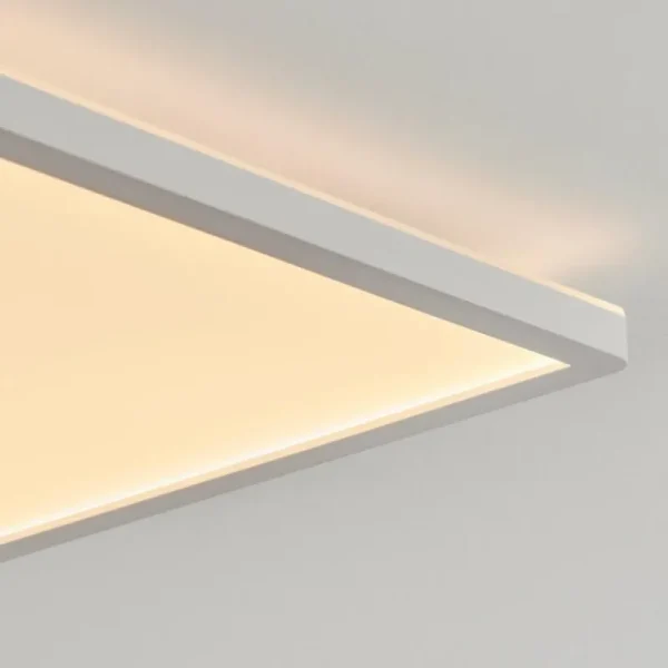 hofstein Plafonnier Sasinhosa LED Blanc, 1 lumière, Télécommandes* Lampes Modernes