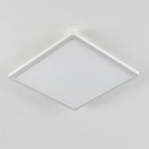 hofstein Plafonnier Sasinhosa LED Blanc, 1 lumière, Télécommandes* Lampes Modernes
