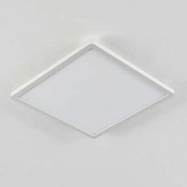 hofstein Plafonnier Sasinhosa LED Blanc, 1 lumière, Télécommandes* Lampes Modernes