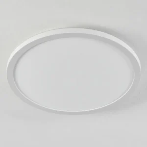 hofstein Plafonnier Sasinhosa LED Blanc, 1 lumière, Télécommandes* Lampes Modernes