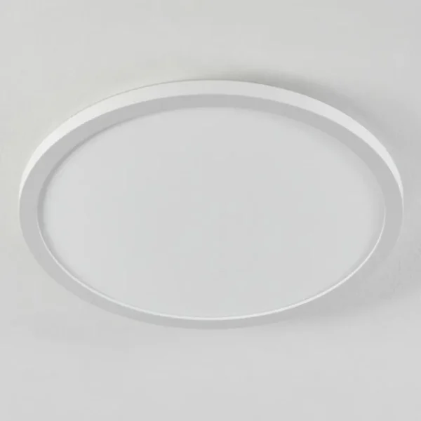 hofstein Plafonnier Sasinhosa LED Blanc, 1 lumière, Télécommandes* Lampes Modernes