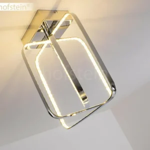 hofstein Plafonnier Sepino LED Chrome, 1 lumière* Lampes Modernes