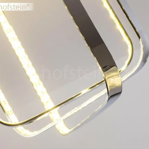 hofstein Plafonnier Sepino LED Chrome, 1 lumière* Lampes Modernes