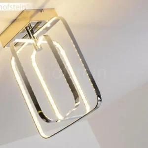 hofstein Plafonnier Sepino LED Chrome, 1 lumière* Lampes Modernes