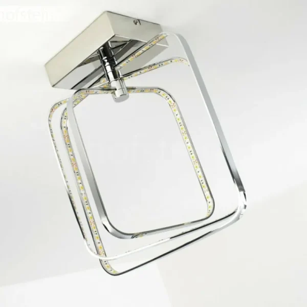 hofstein Plafonnier Sepino LED Chrome, 1 lumière* Lampes Modernes