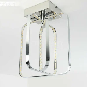 hofstein Plafonnier Sepino LED Chrome, 1 lumière* Lampes Modernes