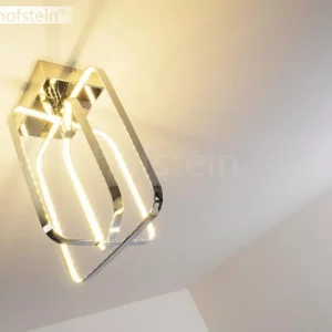 hofstein Plafonnier Sepino LED Chrome, 1 lumière* Lampes Modernes